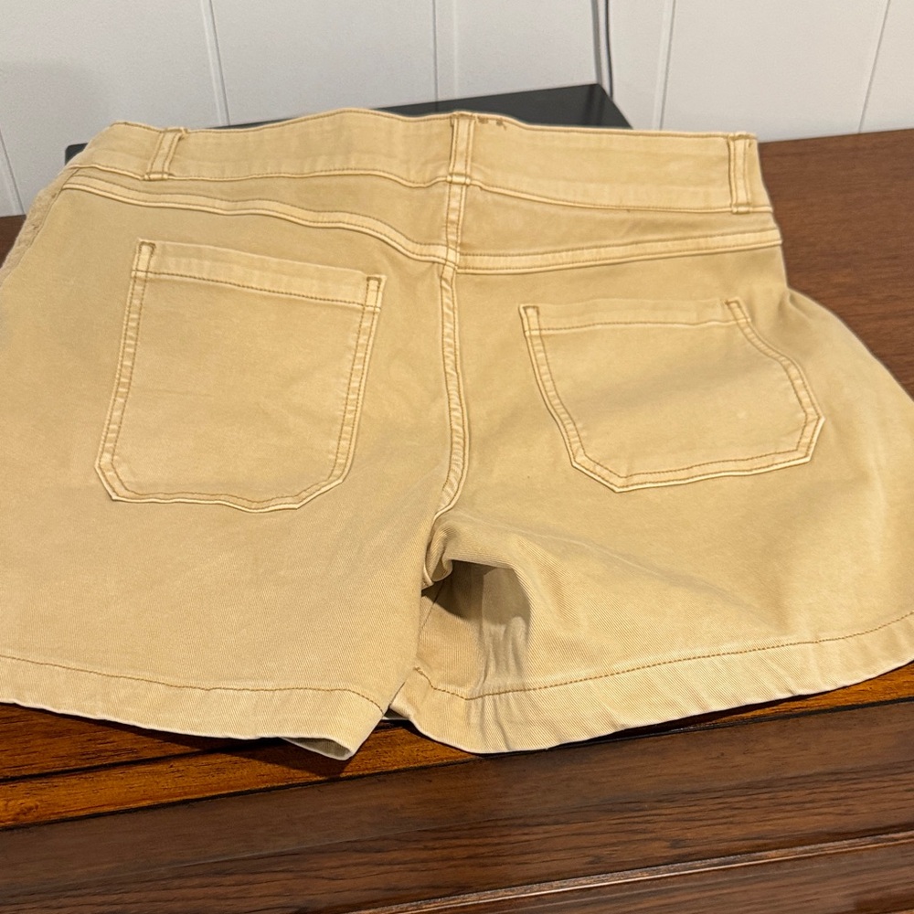 SPANX Tan Jean Shorts - Picture 2 of 4